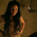 Delaney Tabron como Marcia en la serie 'Spartacus'