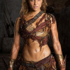 Ellen Hollman como Saxa en la serie 'Spartacus'