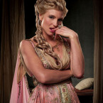Viva Bianca como Ilithyia en la serie 'Spartacus'