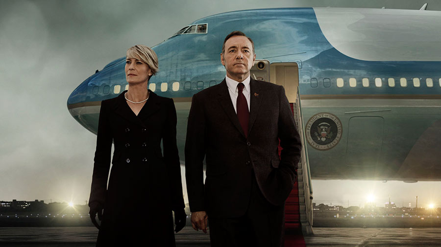 Claire y Frank en House of Cards