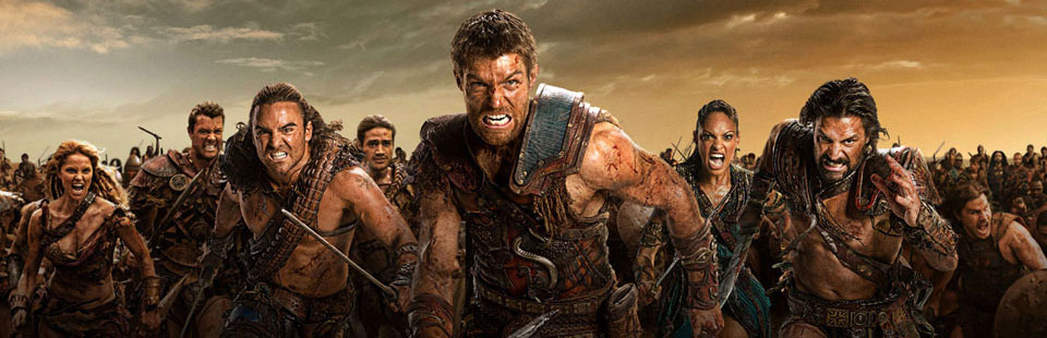 Los guerreros de la serie Spartacus