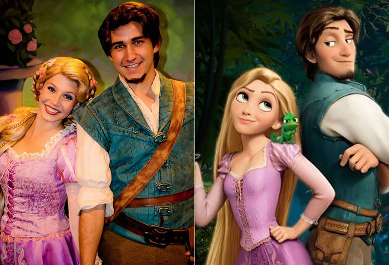 Rapunzel y Flynn Rider (Tangled) - Costume / Cosplay