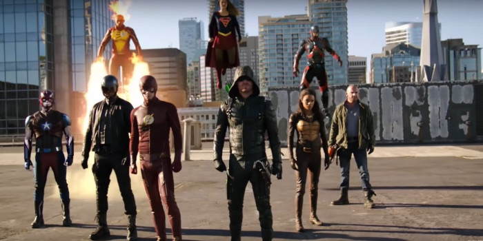 Arrow, Flash, Supergirl y Legends of Tomorrow contra los aliens en la promo extendida del crossover