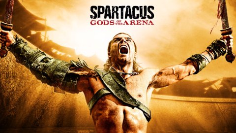 Jaime Murray, Dustin Clare y Marisa Ramírez en la precuela de Spartacus