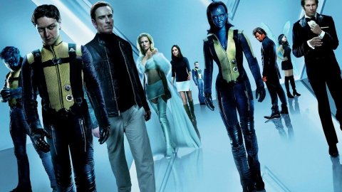 Nicholas Hoult y Caleb Landry Jones en X-Men: First Class