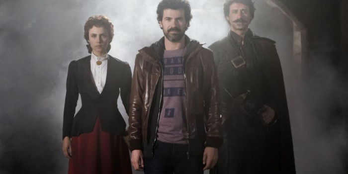 Promo de la serie El Ministerio del Tiempo, con Rodolfo Sancho, Nacho Fresneda y Aura Garrido