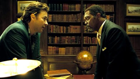 Samuel L. Jackson y John Cusack en la adaptación de Cell, de Stephen King